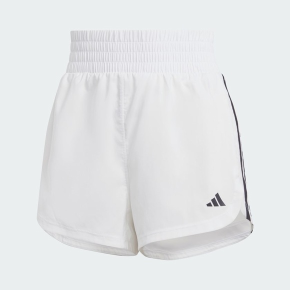 NWT Adidas Women's Shorts Medium White AEROREADY Soccer Active Gym Running - Picture 2 of 13